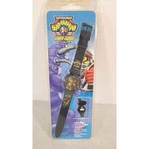 NEW NOS Vintage Gordy Time Superhuman Samurai Syber Squad watch 1994